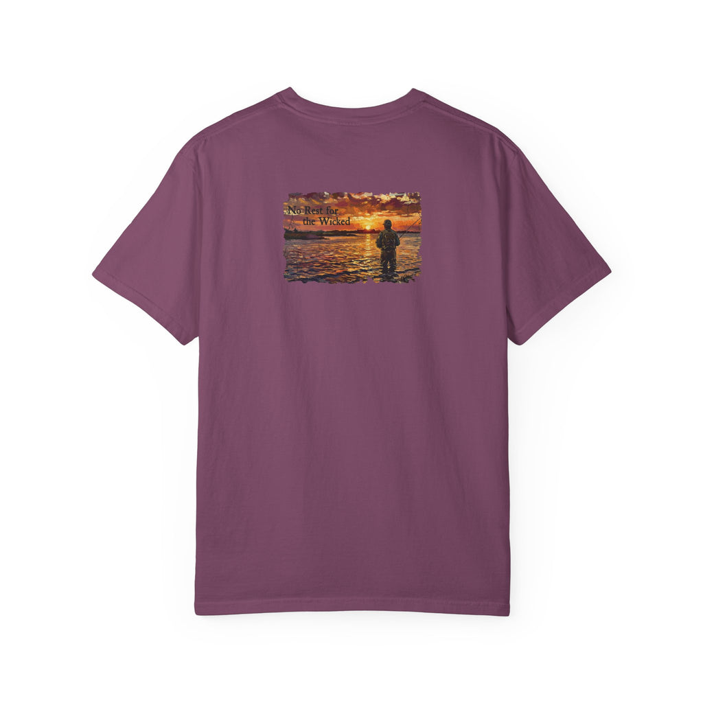 Sunset Angler T-Shirt — Cotton