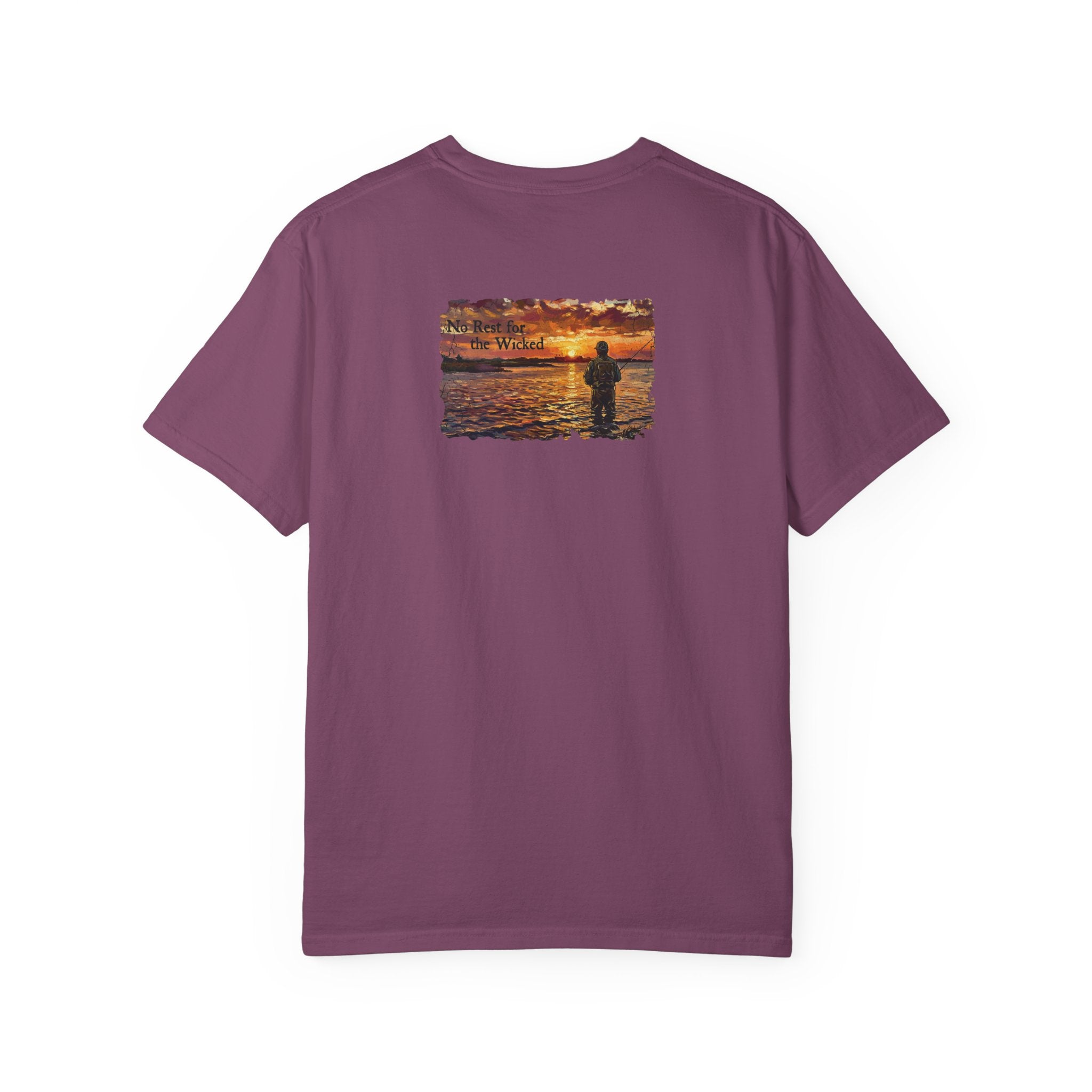 Sunset Angler T-Shirt — Cotton