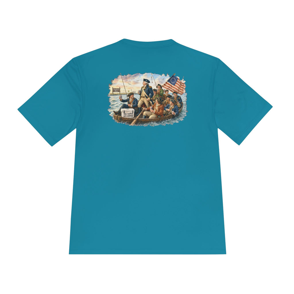 Fishing Forefathers Graphic Tee — Dri fit T Shirt