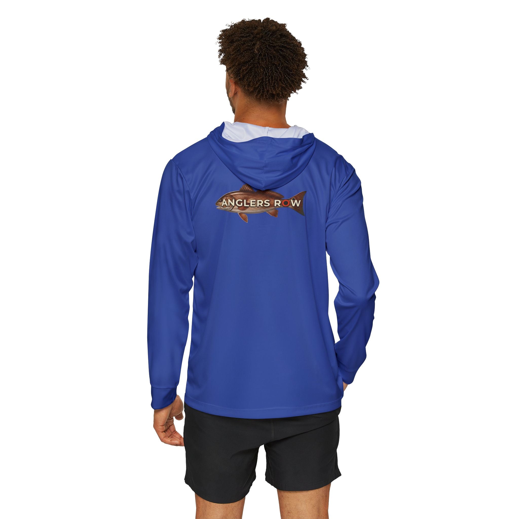 Fishing Hoodie —  Sports Warmup Hoodie with Fish Graphic