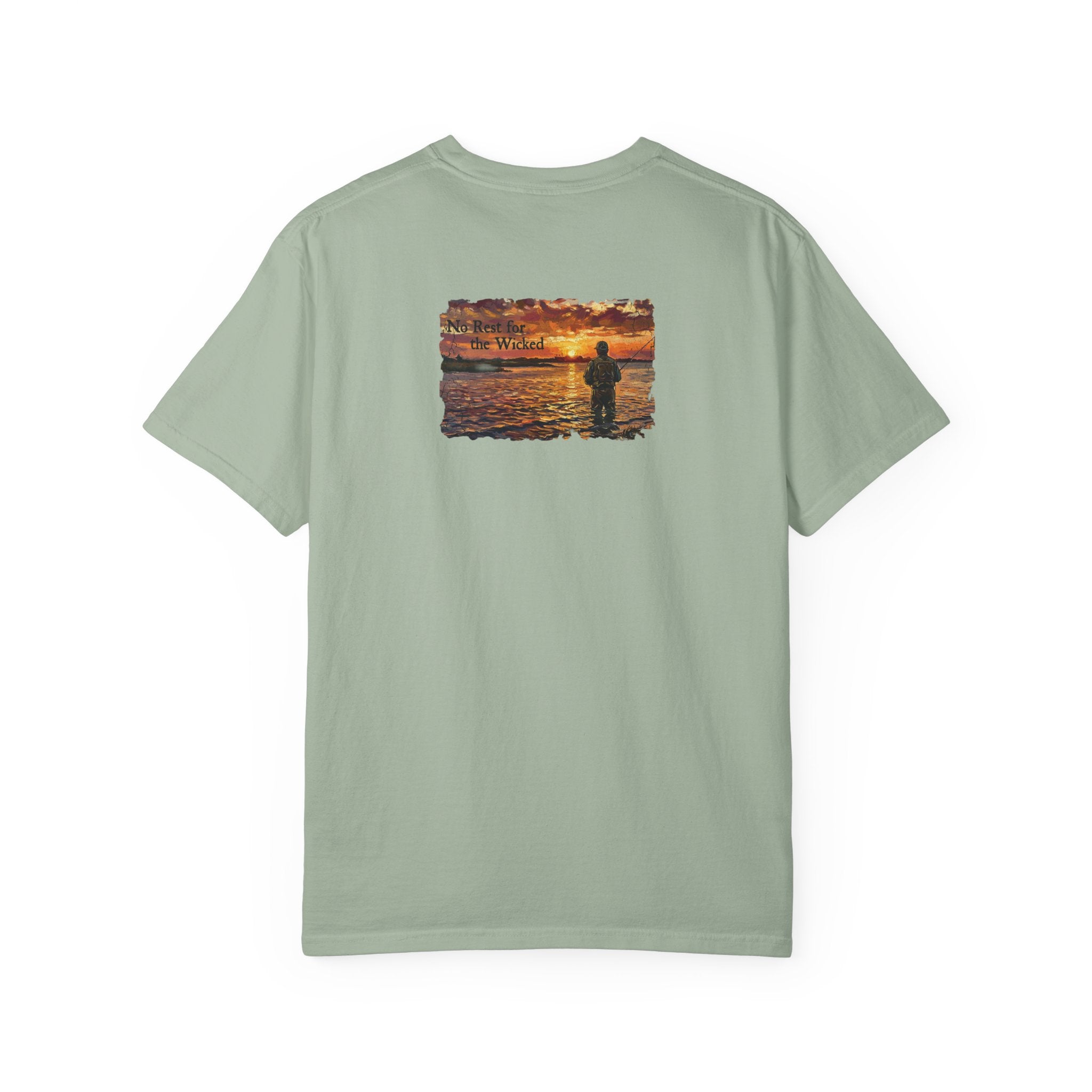 Sunset Angler T-Shirt — Cotton