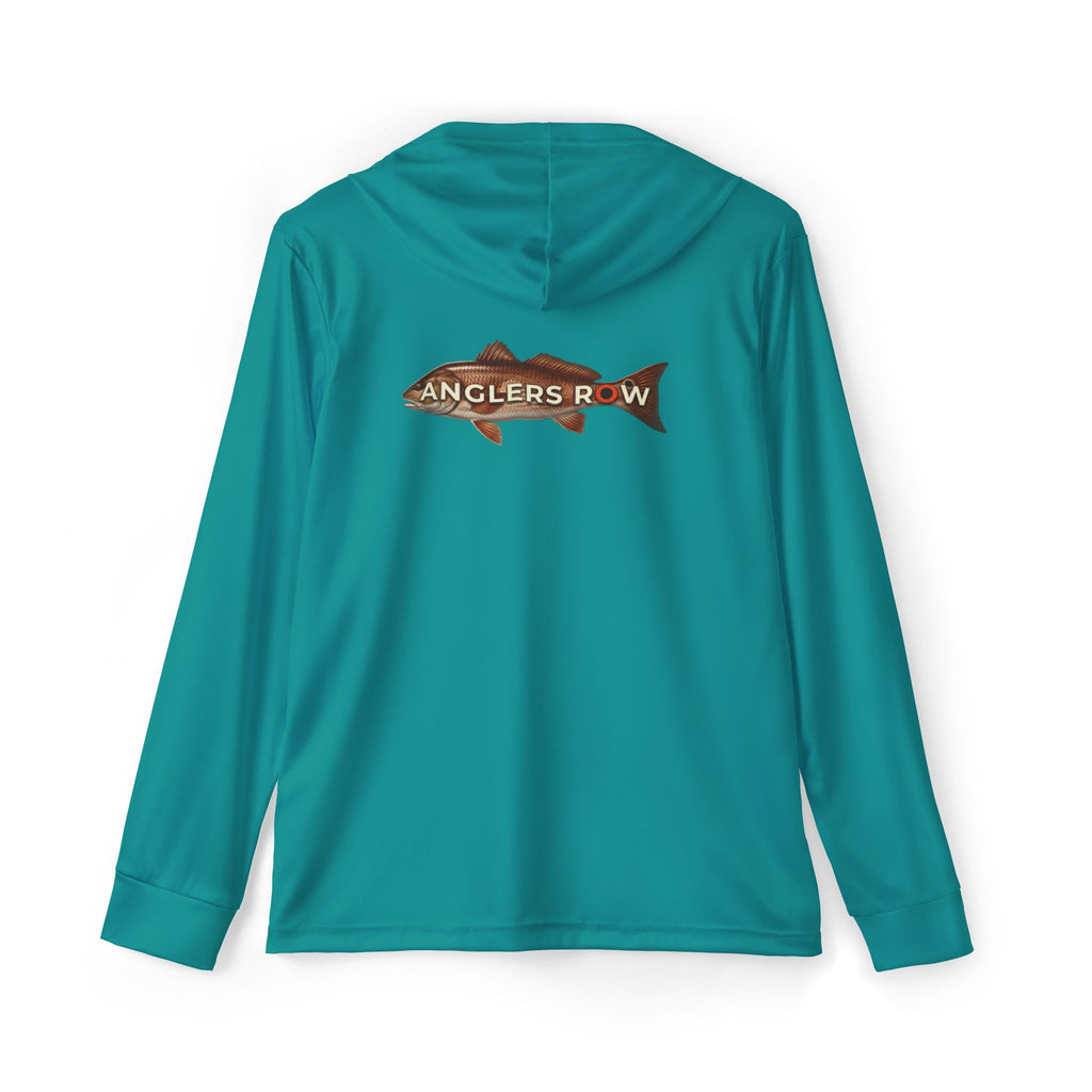 Anglers Row Fishing Hoodie — Men’s Lightweight Teal Warmup Pullover