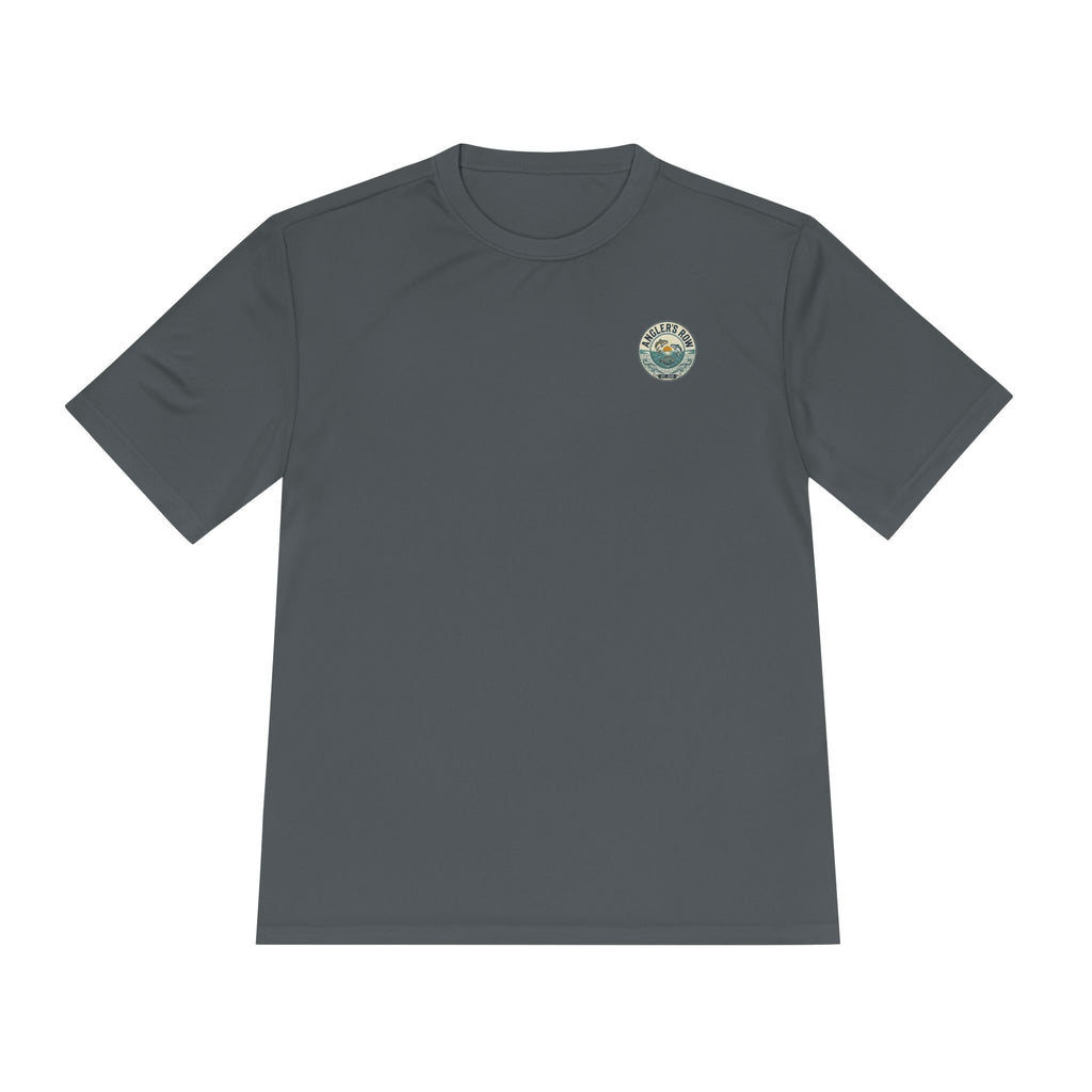 Sunset Fishing Moisture-Wicking Tee — 'No Rest for the Wicked' Performance Shirt