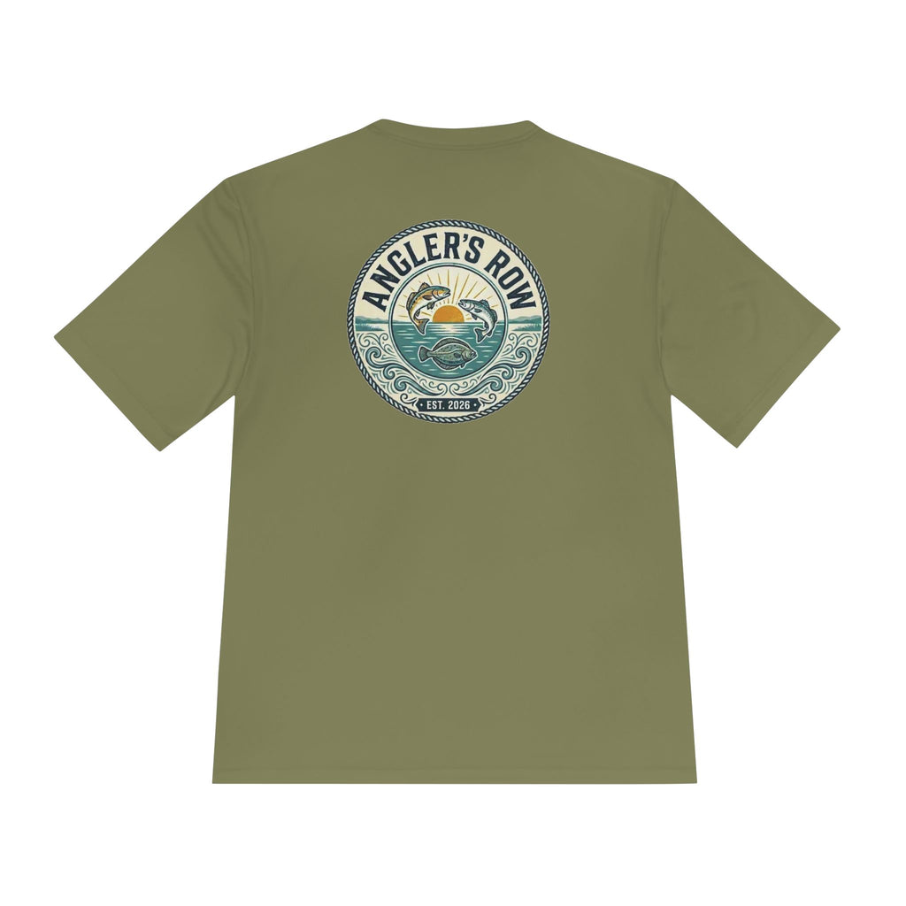 Angler's Row Fishing Logo Tee | Fishing T-Shirt, moisture-wicking