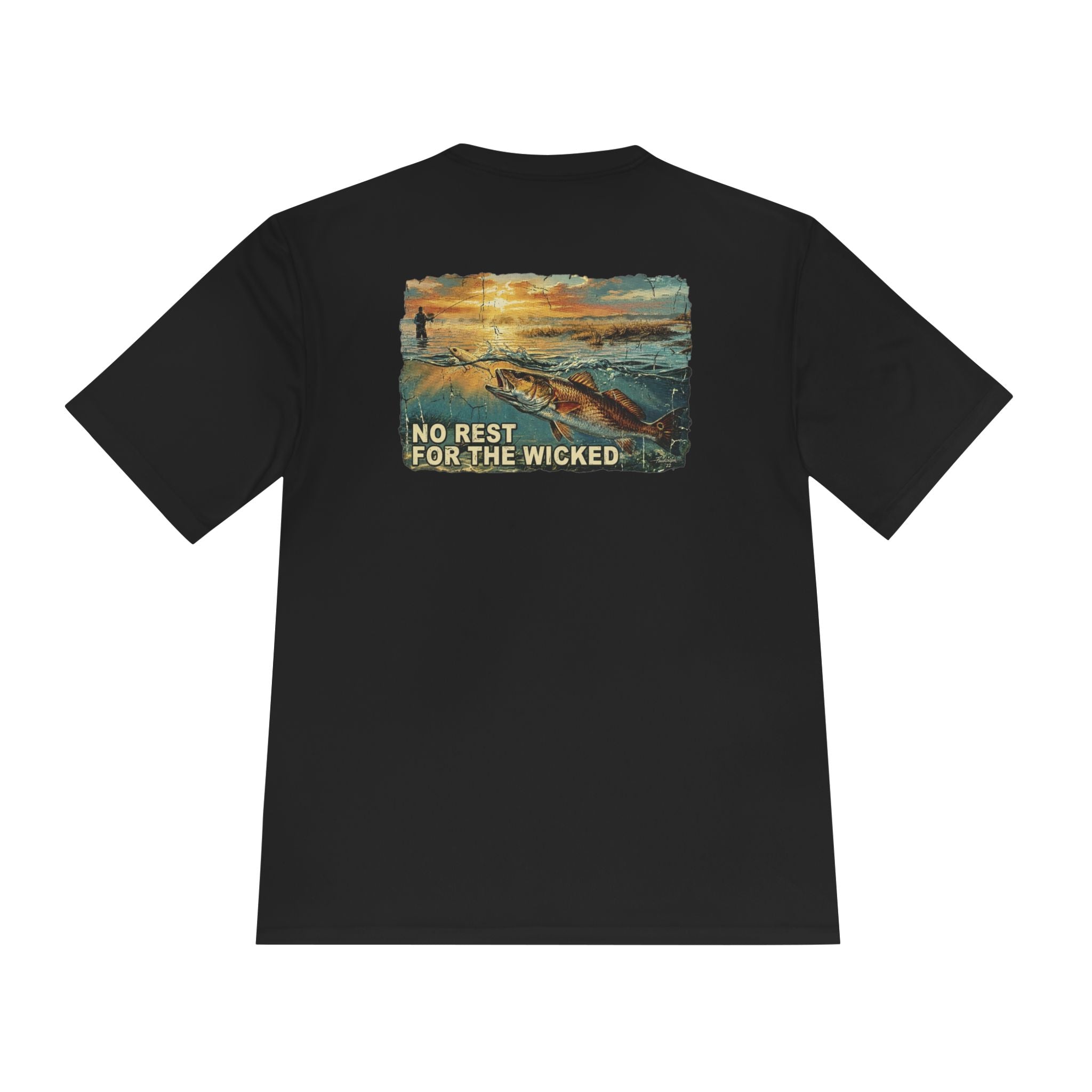 No Rest for the Wicked — Fishing T-Shirt