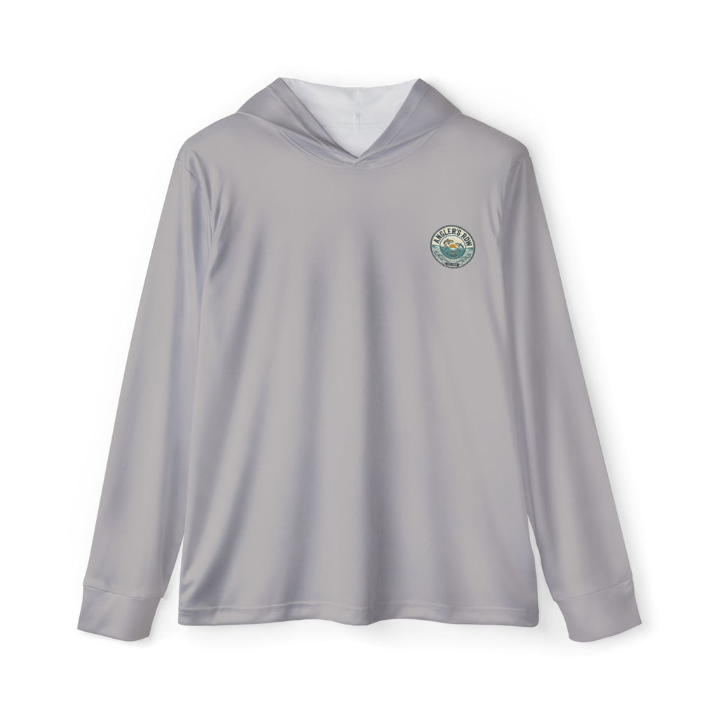 Fishing Hoodie — "Anglers Row" Performance Warmup Hoodie with Fish Logo