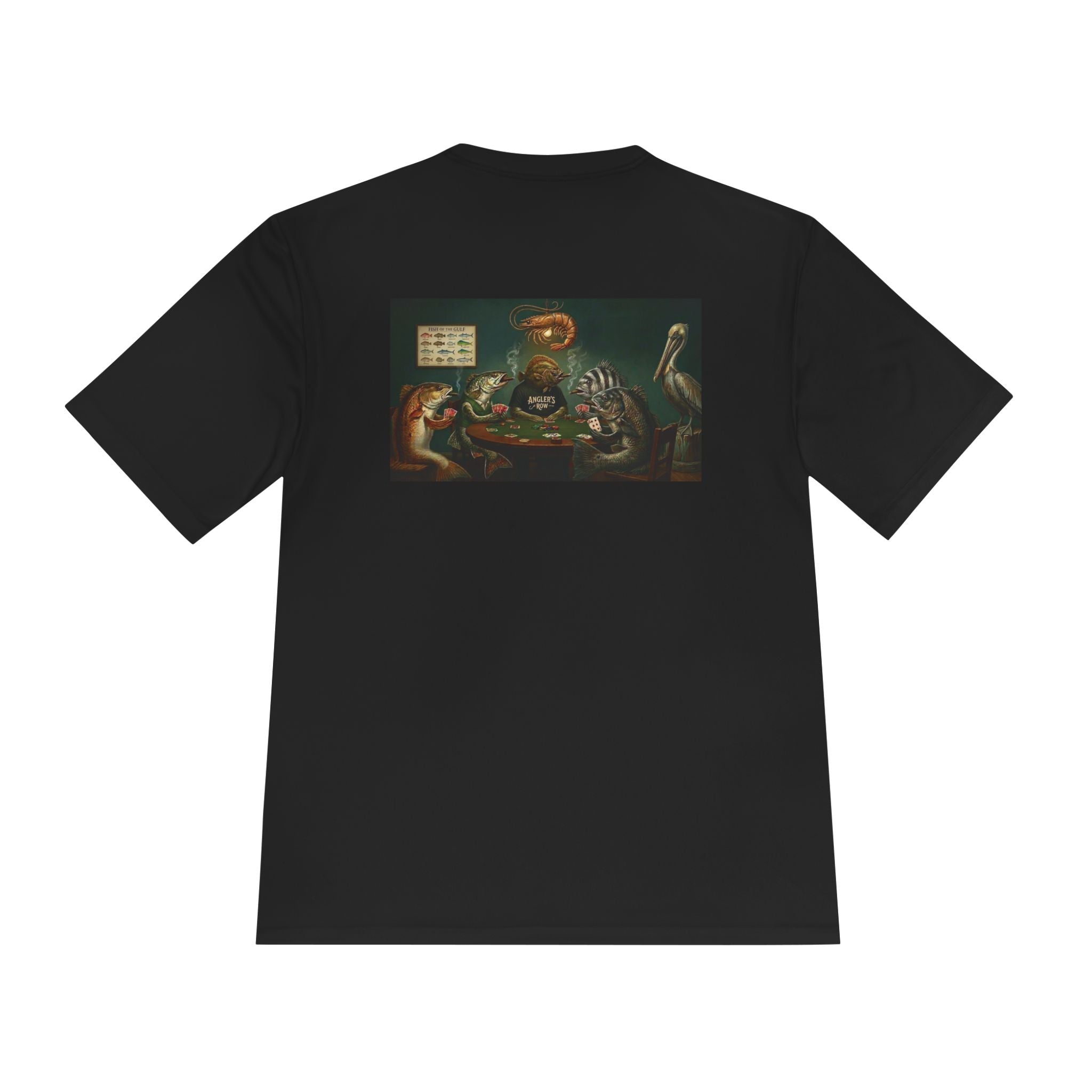 Bay Fish Card Players Artwork Tee