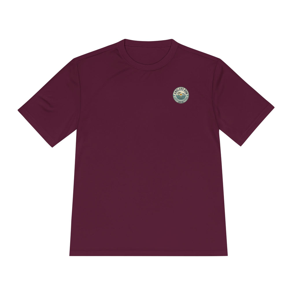 Sunset Fishing Moisture-Wicking Tee — 'No Rest for the Wicked' Performance Shirt