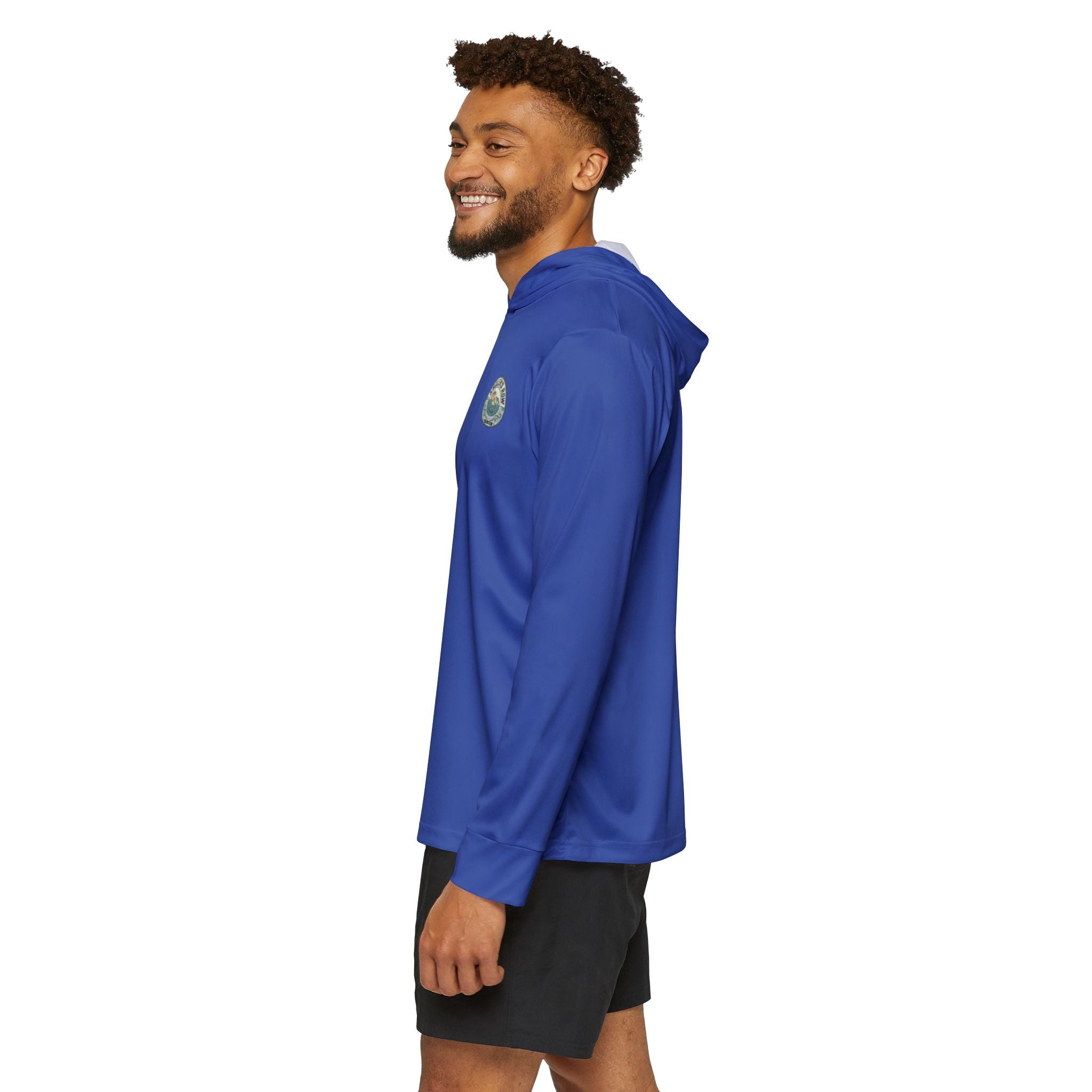 Fishing Hoodie —  Sports Warmup Hoodie with Fish Graphic