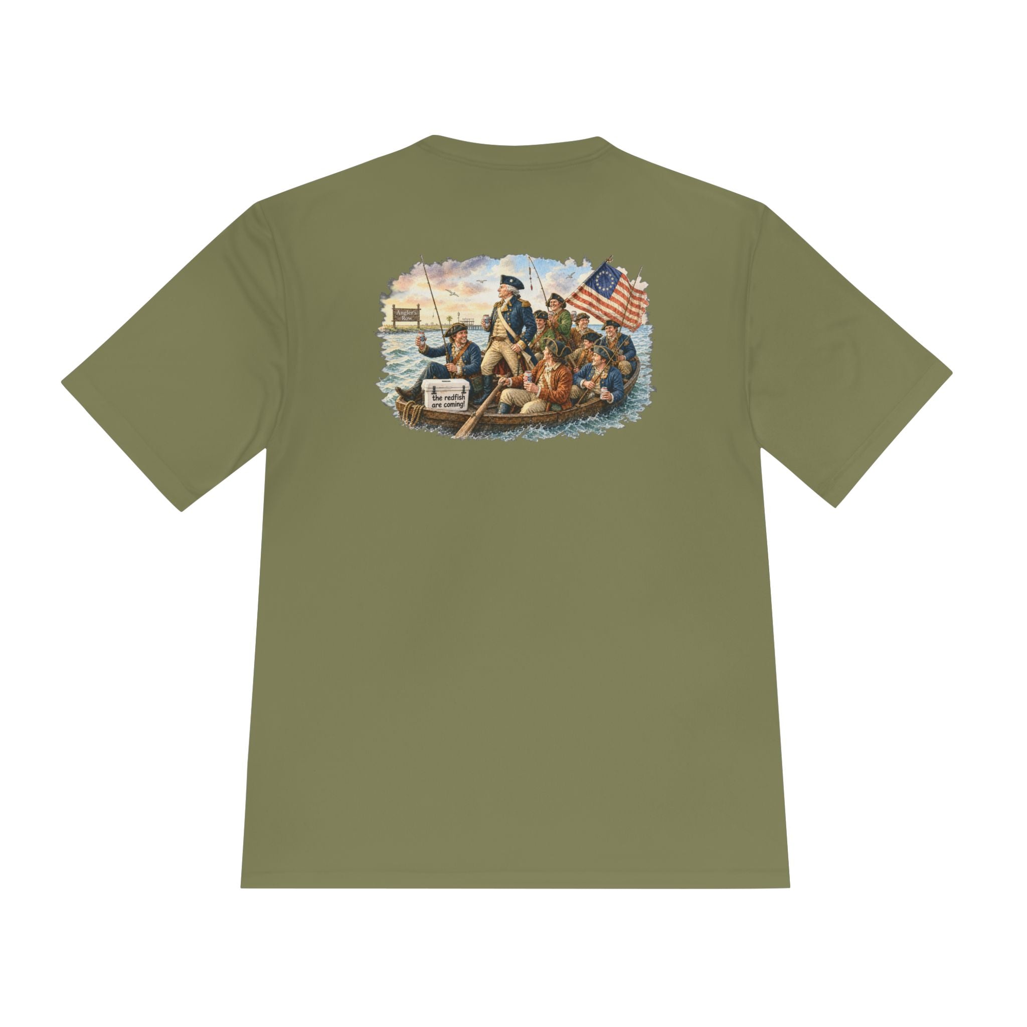 Fishing Forefathers Graphic Tee — Dri fit T Shirt