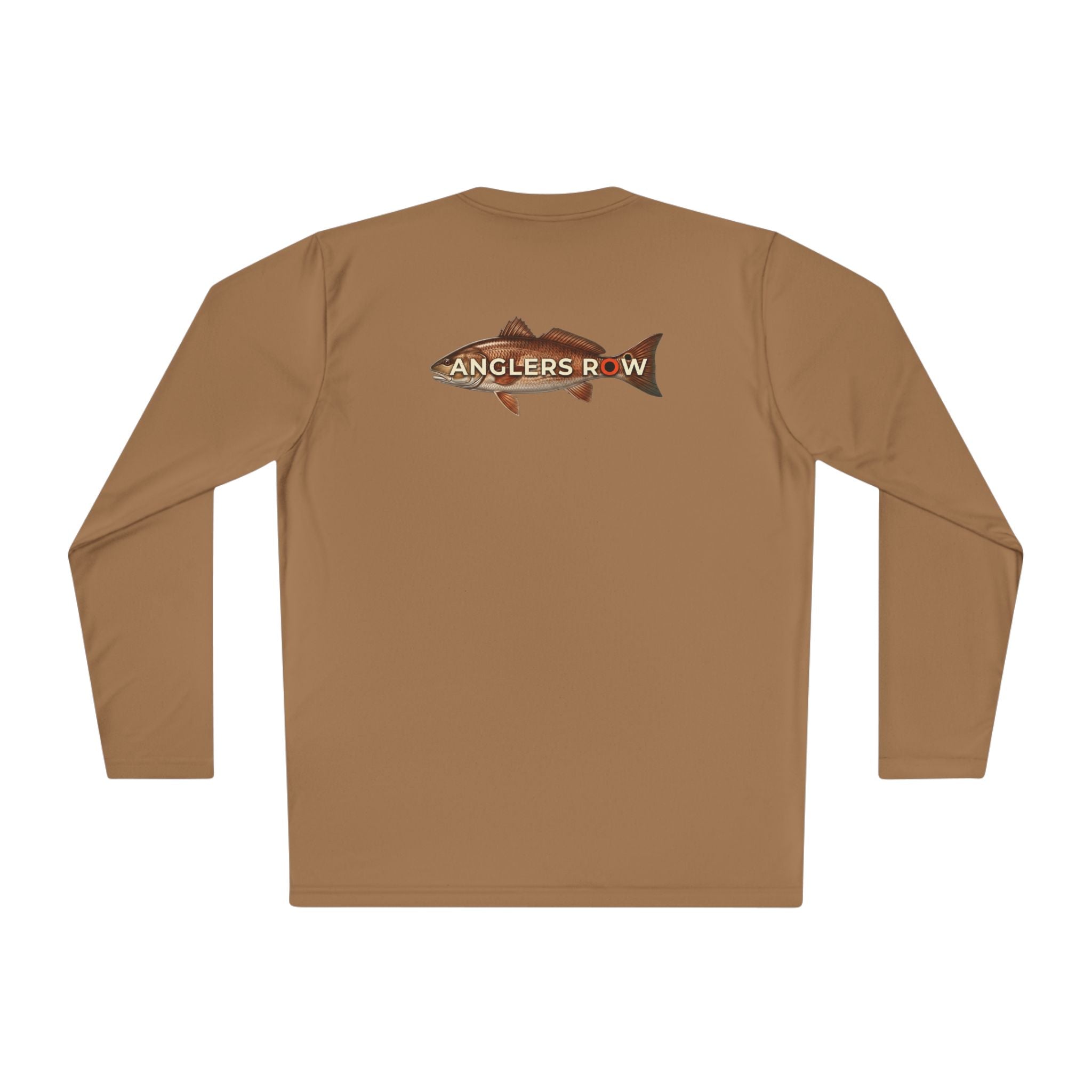 Anglers Row Fishing Long Sleeve Tee — Bass Graphic Back & Logo Chest