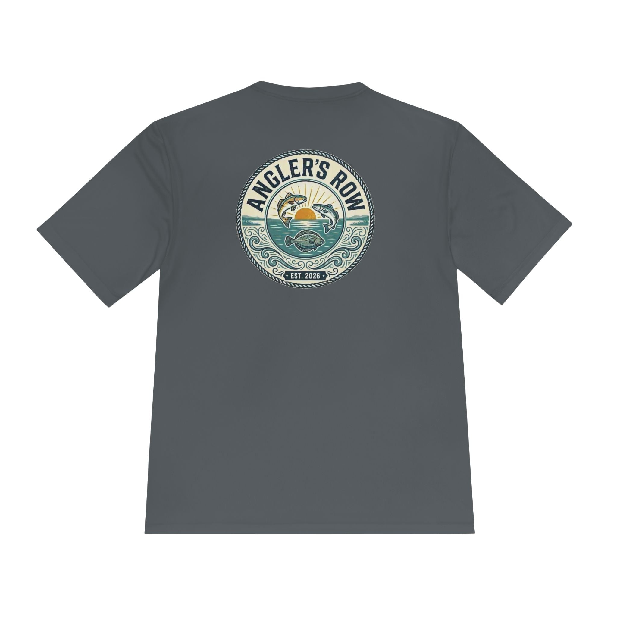 Angler's Row Fishing Logo Tee | Fishing T-Shirt, moisture-wicking