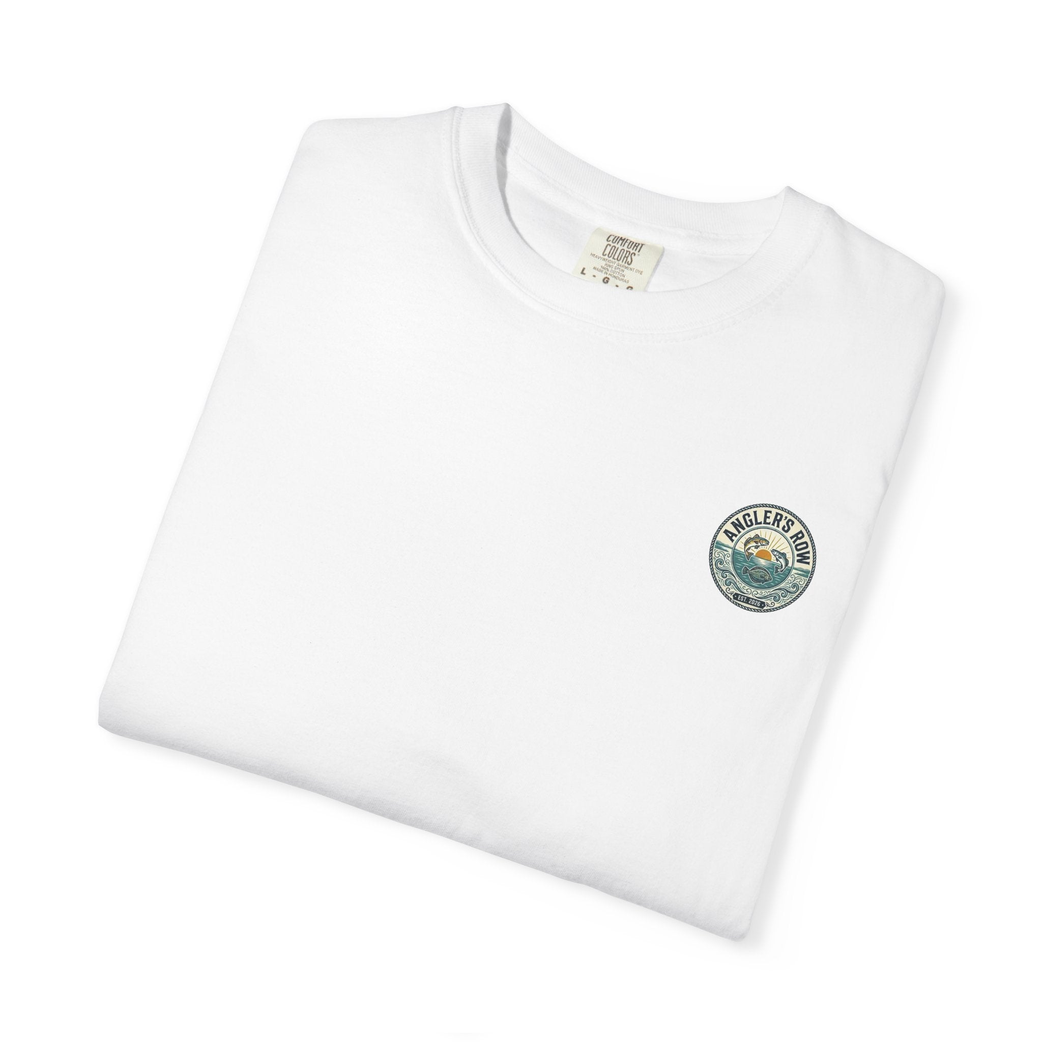 Angler's Row Fishing Lure T-Shirt | Vintage Bait Graphic