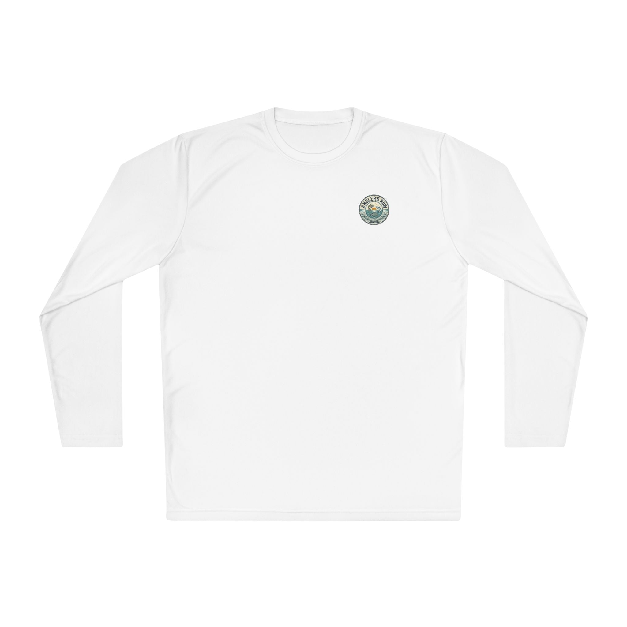 Anglers Row Fishing Long Sleeve Tee — Bass Graphic Back & Logo Chest