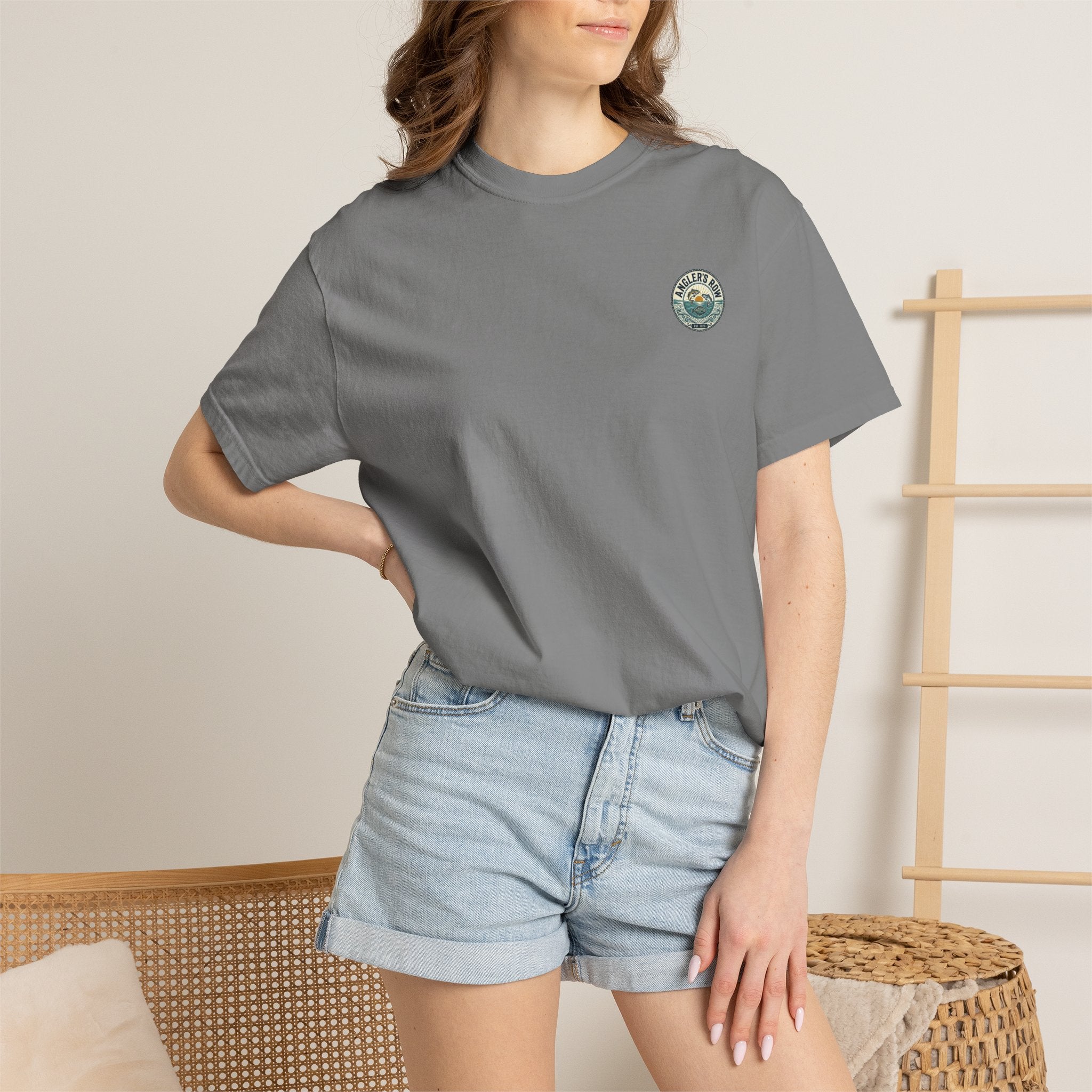 Angler's Row Fishing Lure T-Shirt | Vintage Bait Graphic