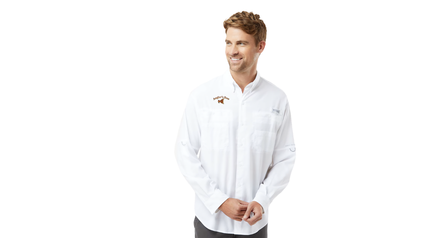 Men's Embroidered Fishing Tamiami Shirt - Outdoor PFG Performance Button-Up